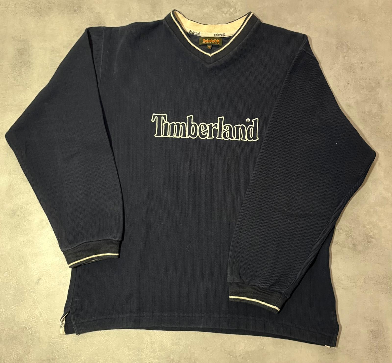 Timberland sweatshirt – dettaglio collo e cartellino